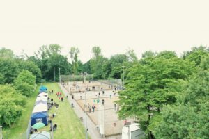 PCC von oben - Boule Petanque Landesmeisterschaft NRW Doublette 2023